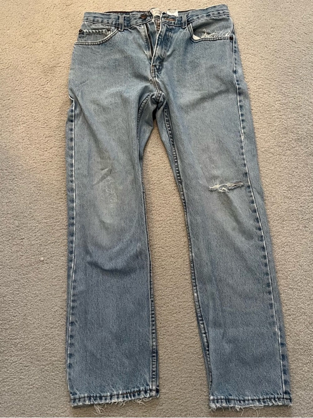 Levi's Men's Straight Jeans - Light Blue Denim